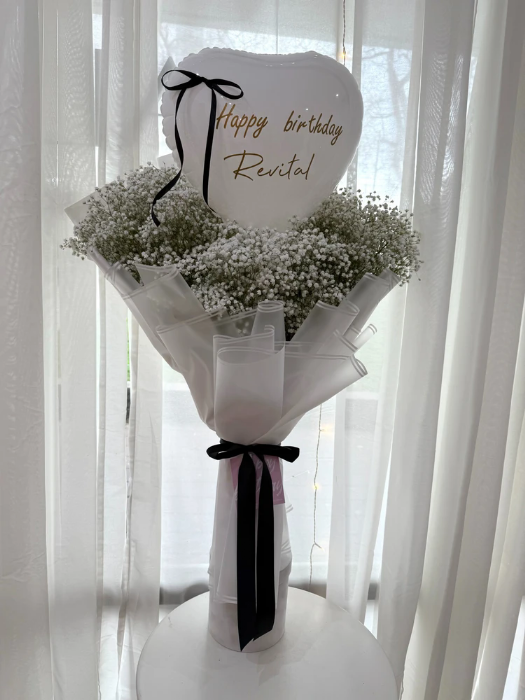 זר גיפ'סי לבן XXL