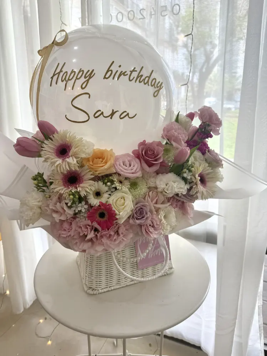 מארז פרחים-HAPPINESS