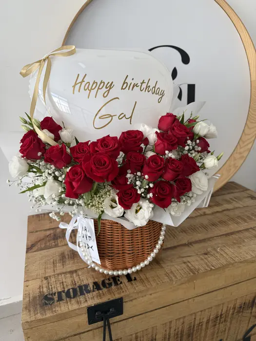 מארז ורדים roses&love