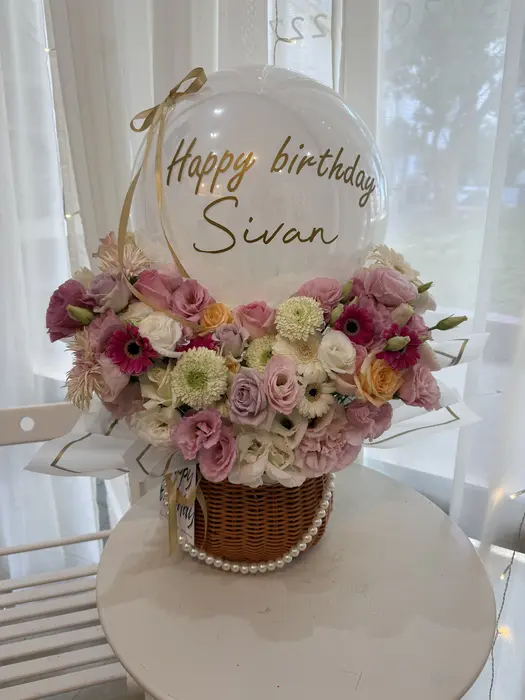 מארז פרחים דגם: WISH